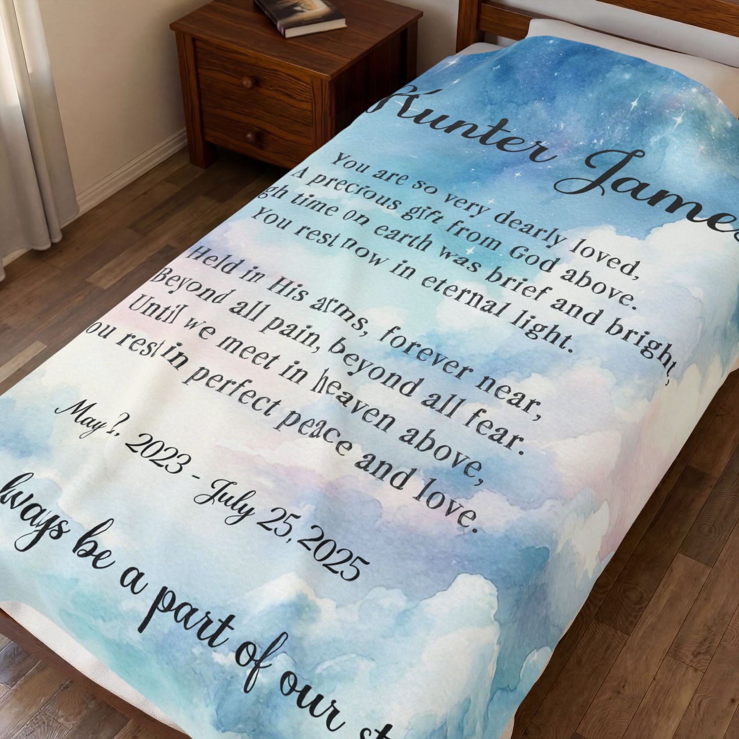 Signature Memorial Blanket
