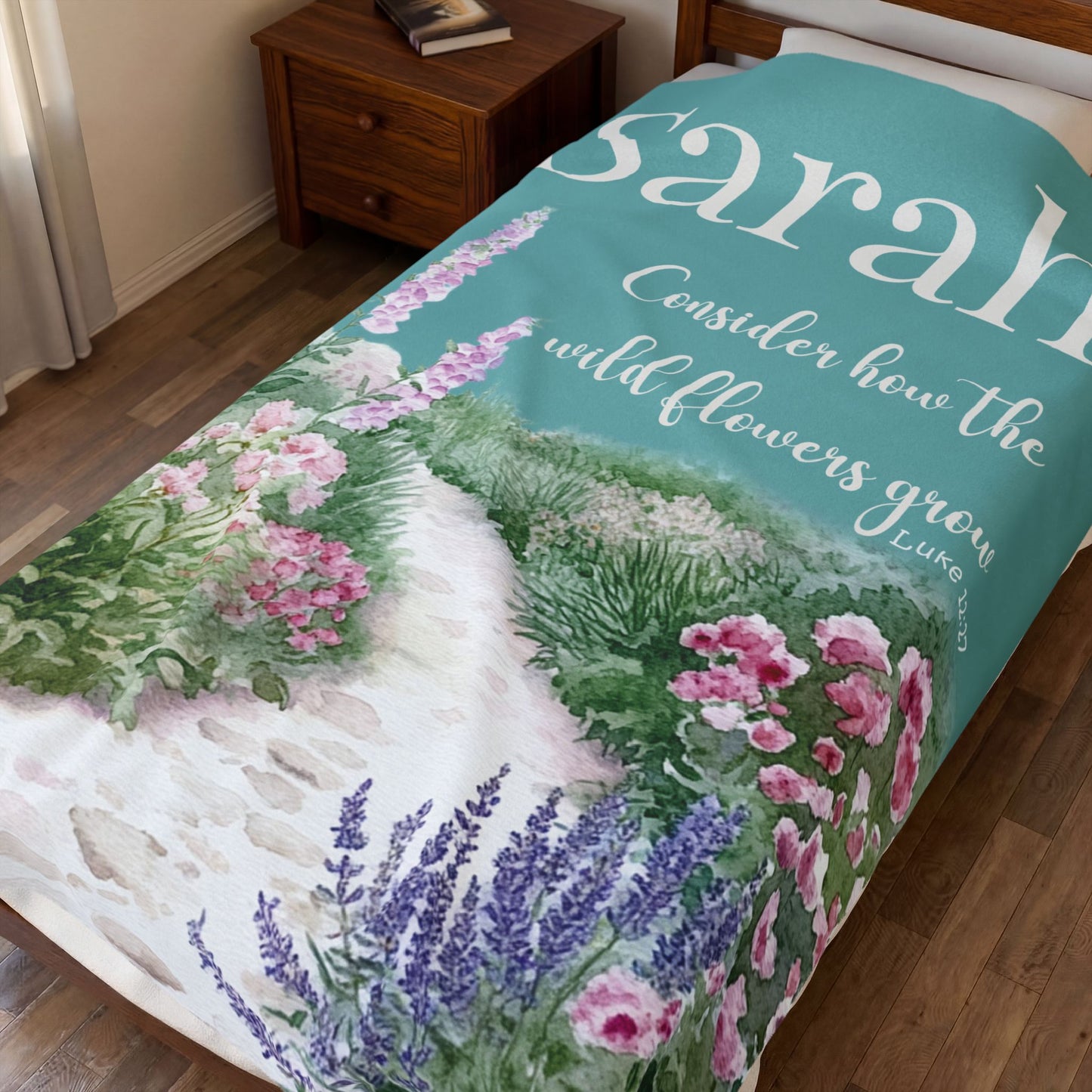 Consider the Wild Flowers Blanket