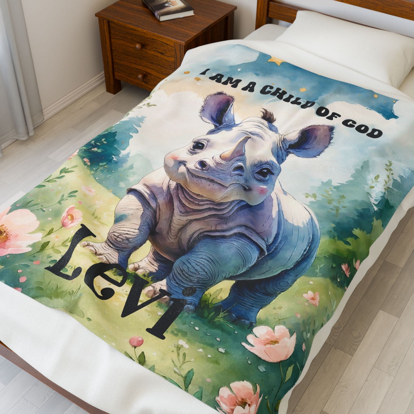 Custom Child of God Rhino Blanket
