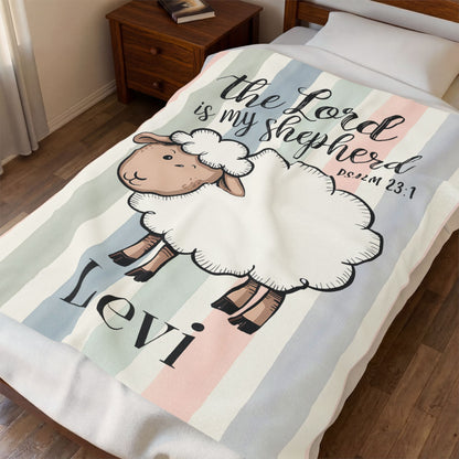 The Lord Is My Shepherd Blanket