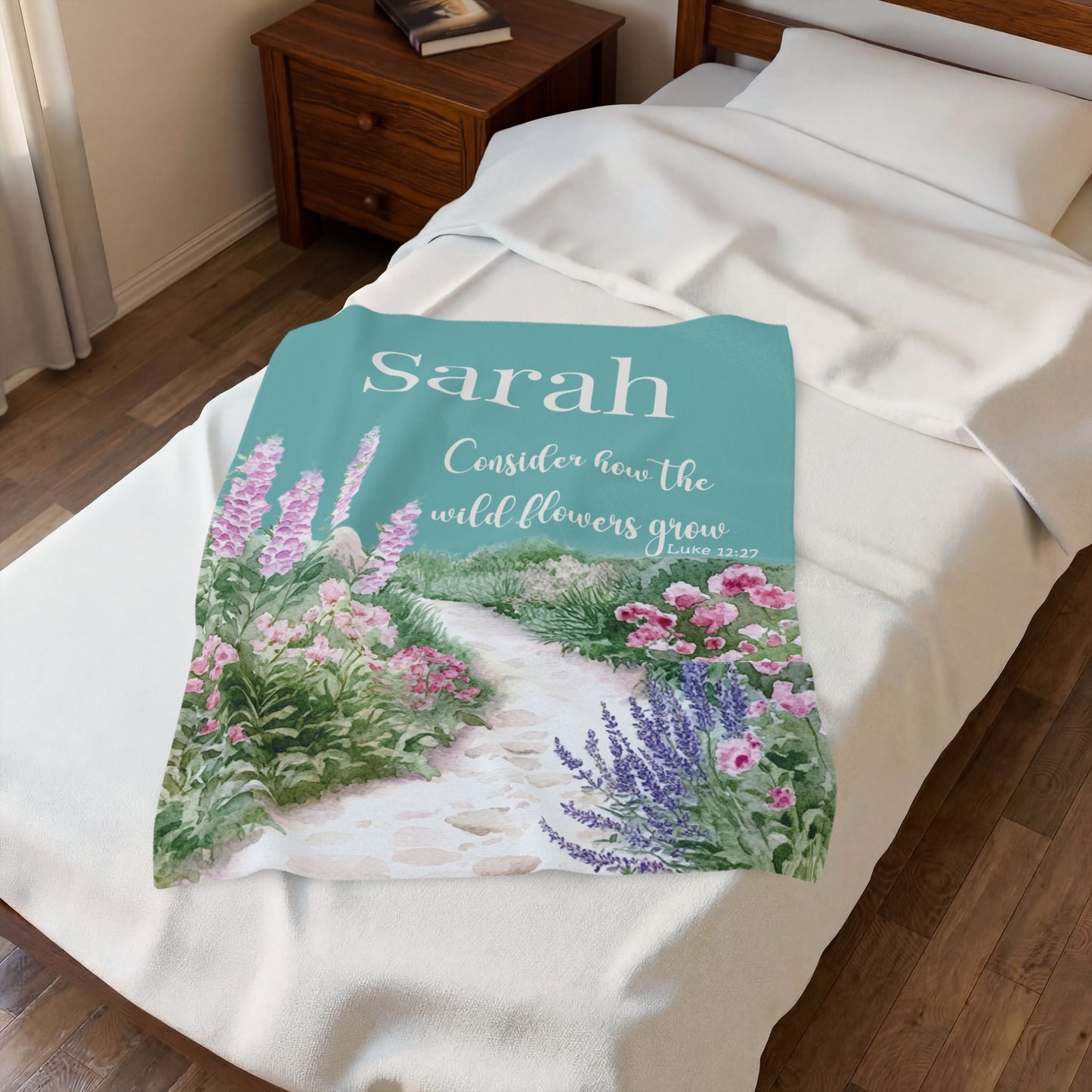 Consider the Wild Flowers Blanket
