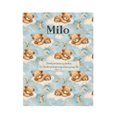 Teddy Bear Bible Verse Blanket