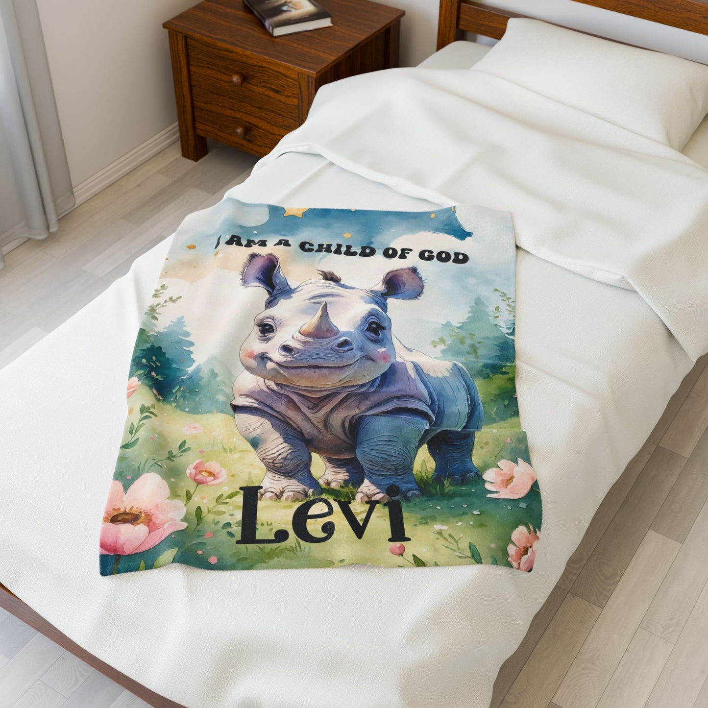 Custom Child of God Rhino Blanket