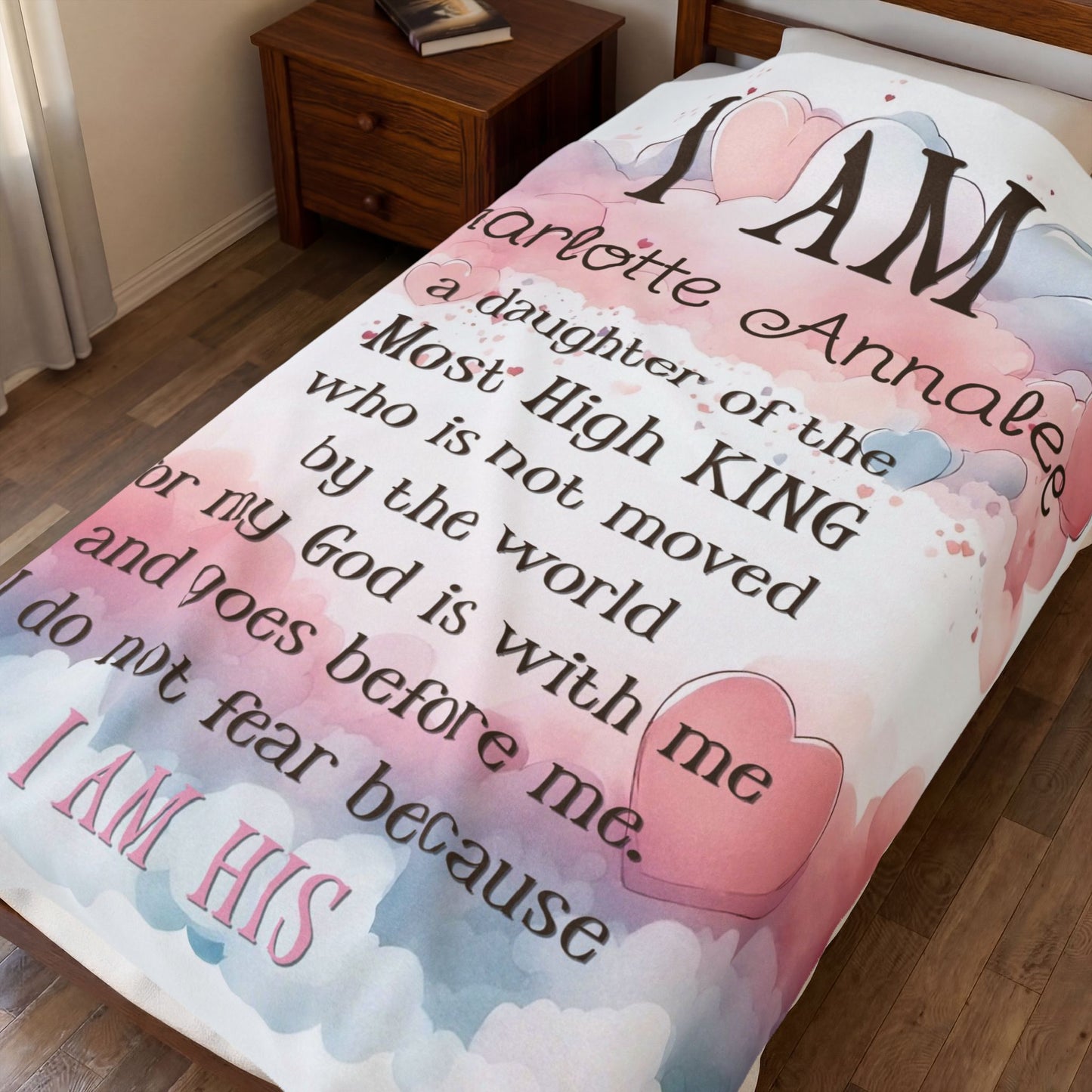 Custom Daughter of the King Blanket