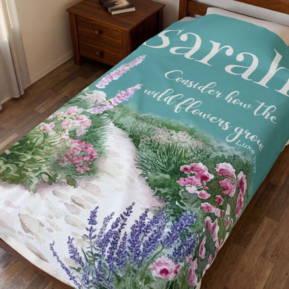 Consider the Wild Flowers Blanket