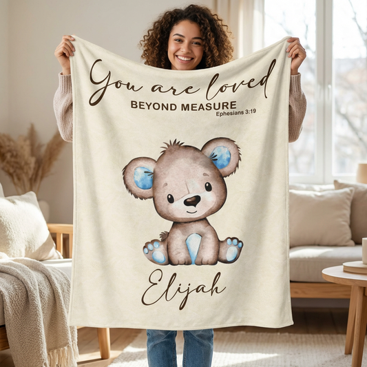 You are Loved Beyond Measure Blanket
