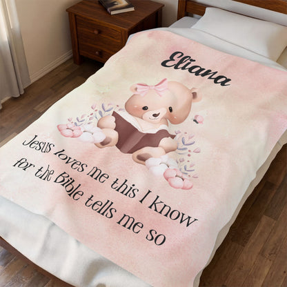 Jesus Loves Me Blanket