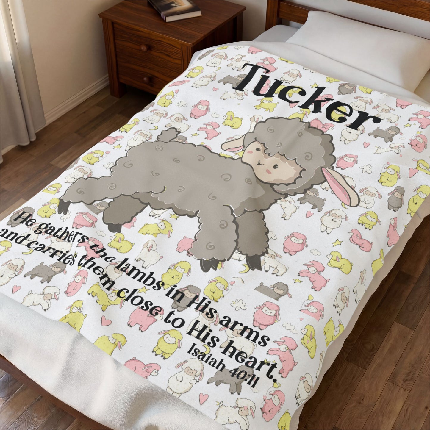 Lamb Scripture Blanket