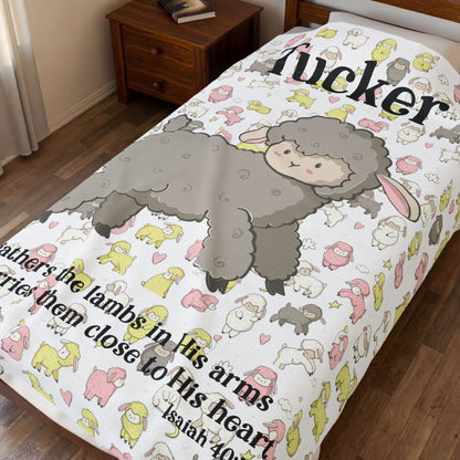 Lamb Scripture Blanket