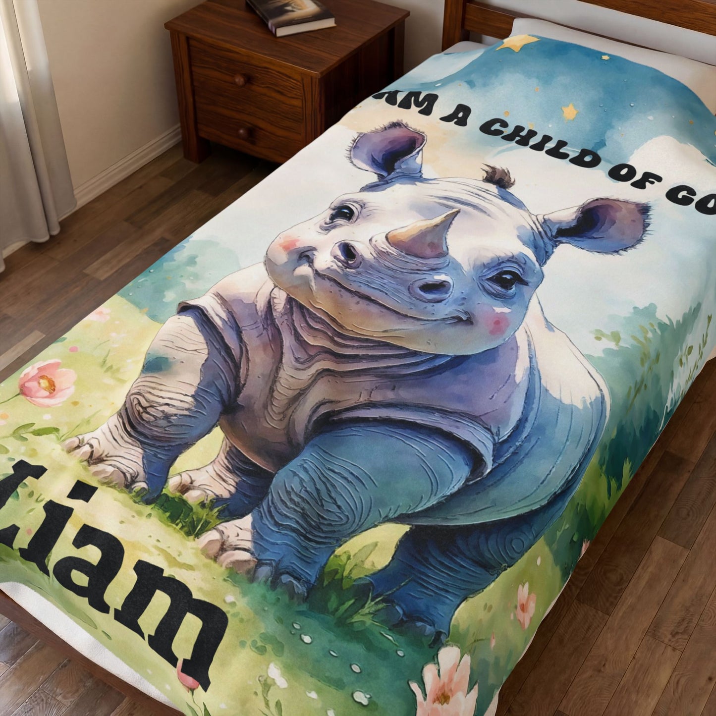 I Am a  Child of God Rhino Blanket