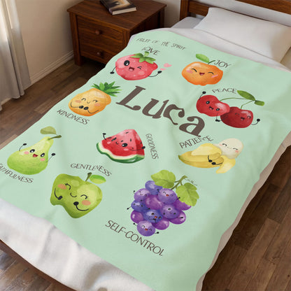 Fruit of the Spirit Custom Blanket
