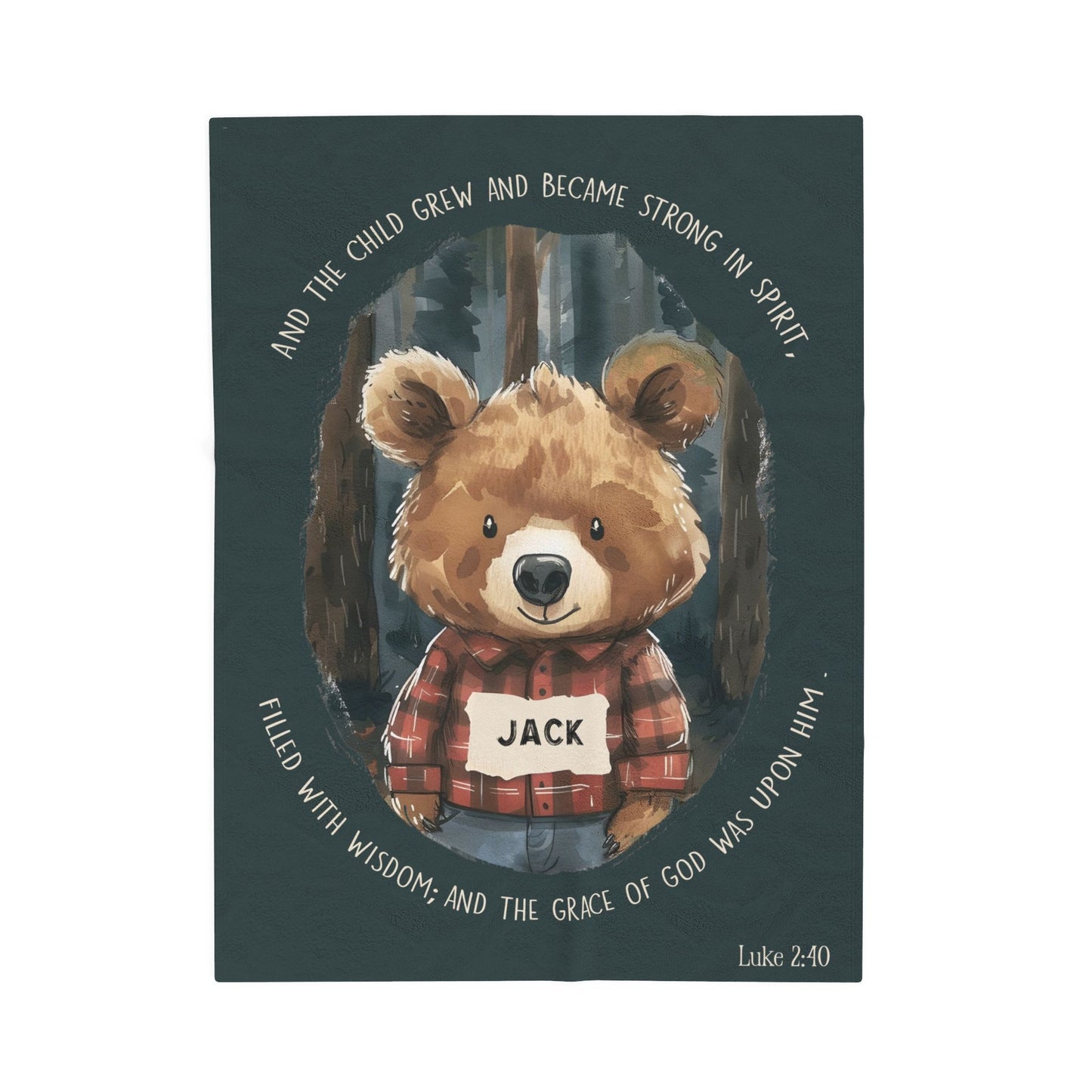 Luke 2 Bear Blanket