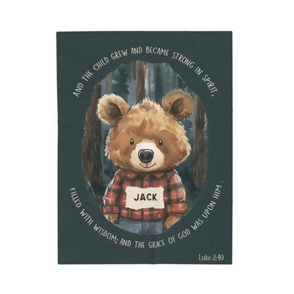 Luke 2 Bear Blanket