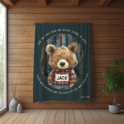 Luke 2 Bear Blanket