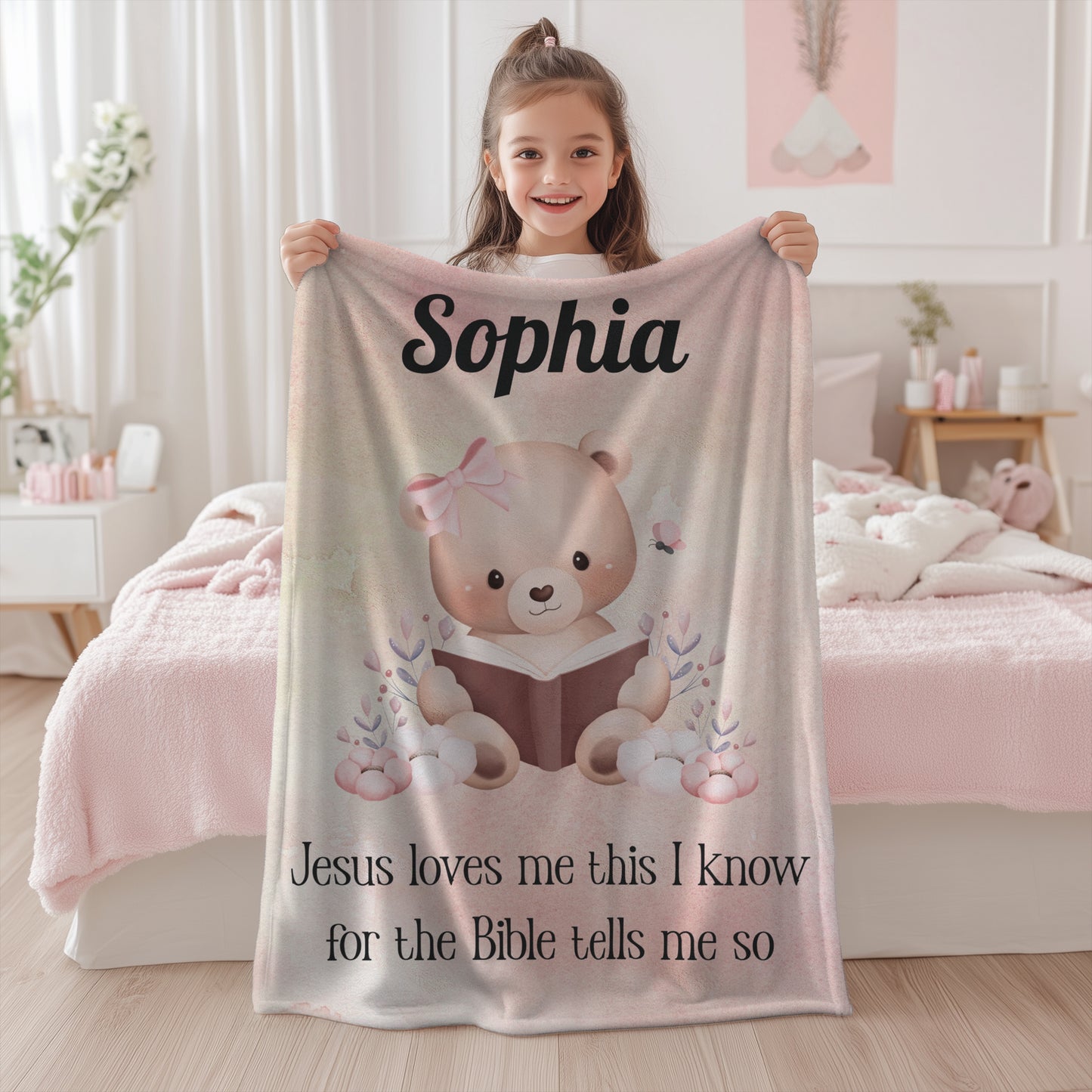 Jesus Loves Me Blanket