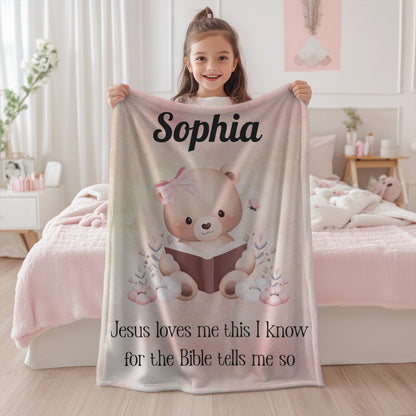 Jesus Loves Me Blanket