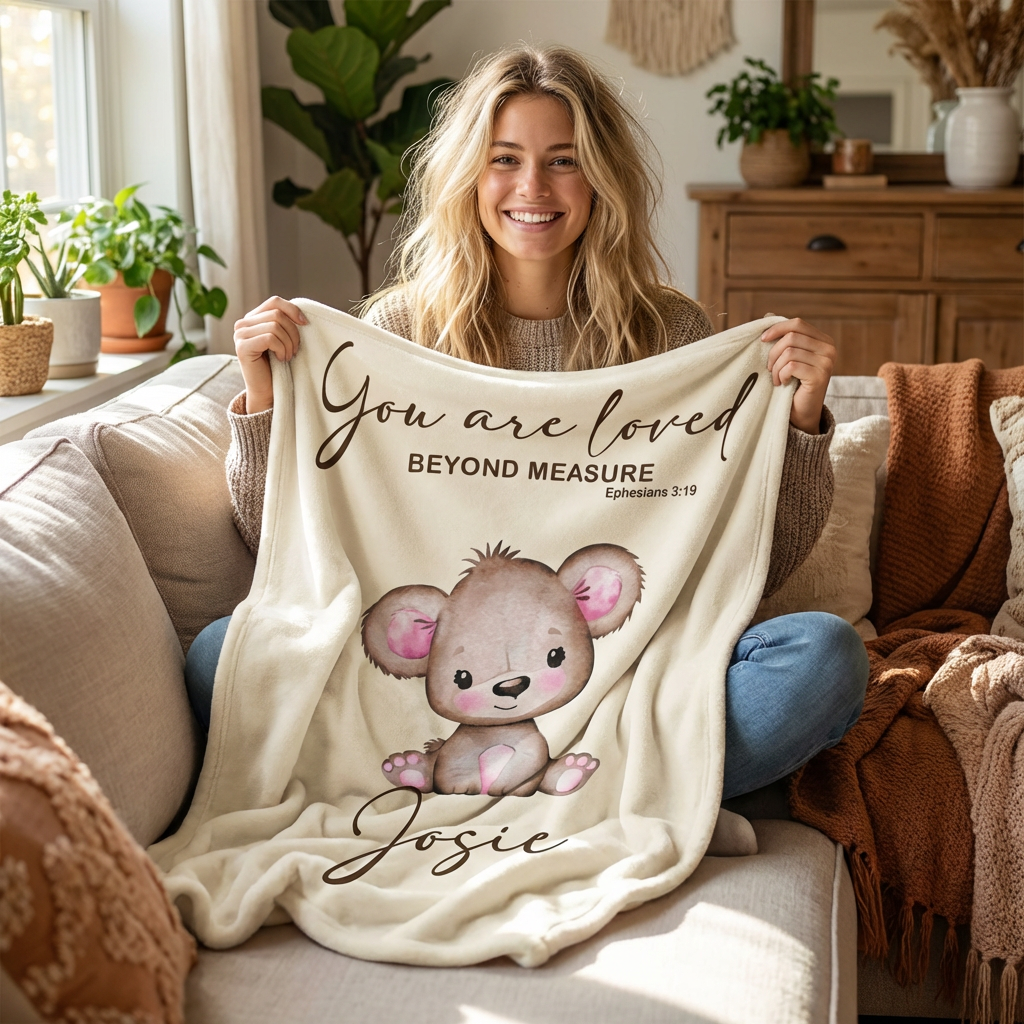 You are Loved Beyond Measure Blanket